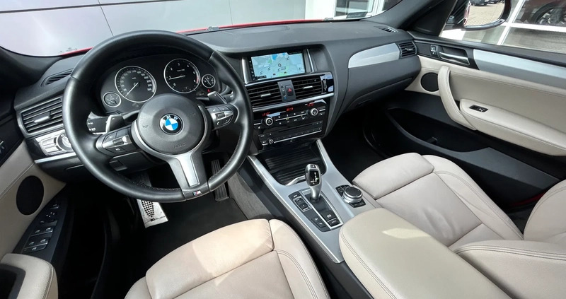 BMW X4 cena 126999 przebieg: 129999, rok produkcji 2017 z Głogówek małe 631